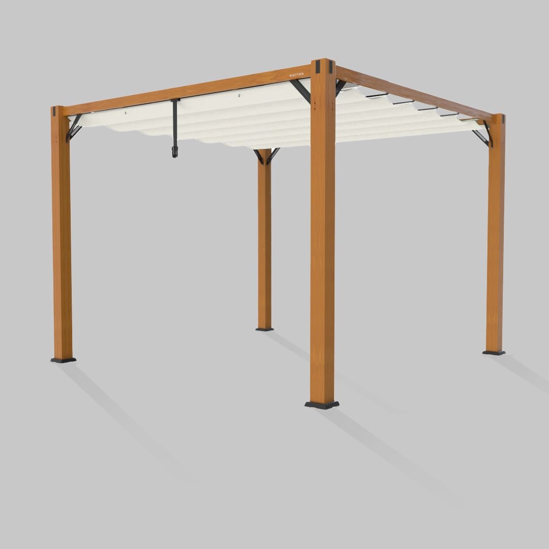 #configuration pergola_single #frame colour_Wood