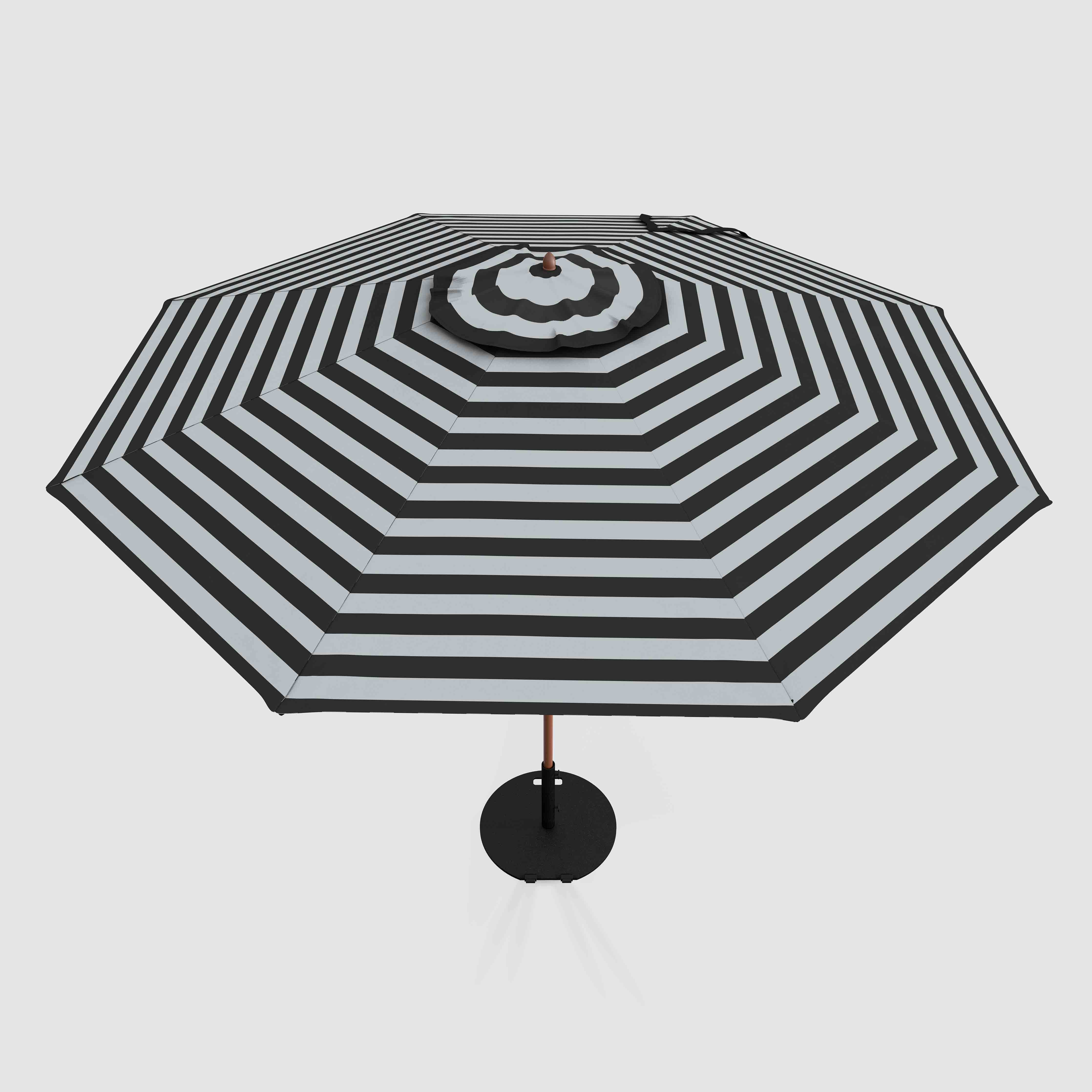 The Wooden™ - Sunbrella Black And Grey
