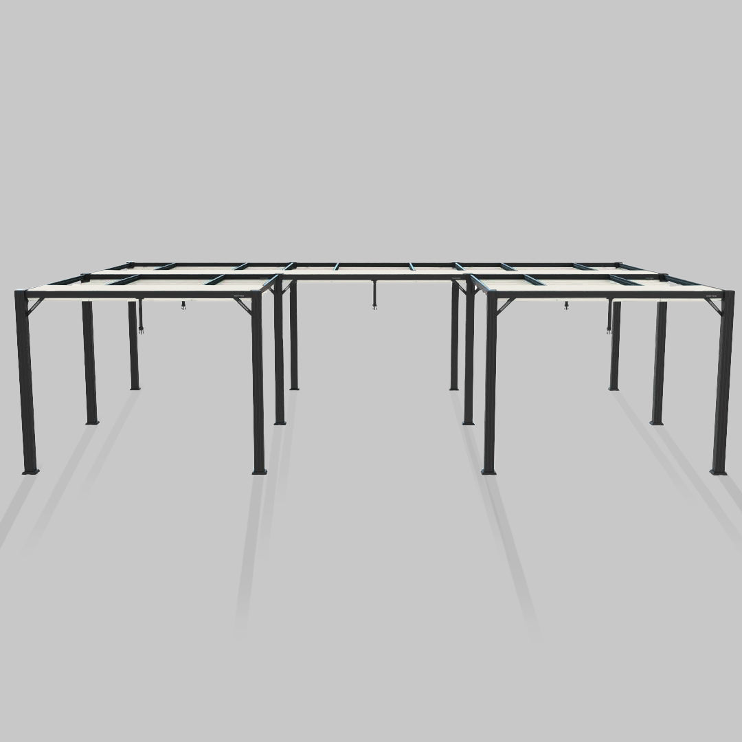 #configuration pergola_U shape #frame colour_Aluminum