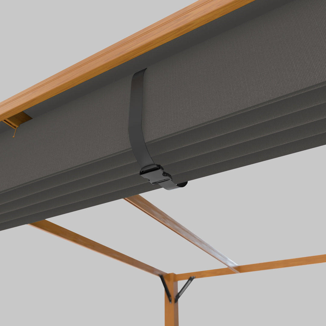 The Modular™ Wooden Pergola - Terylast Charcoal