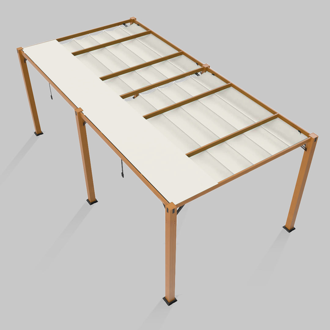#configuration pergola_double #frame colour_Wood