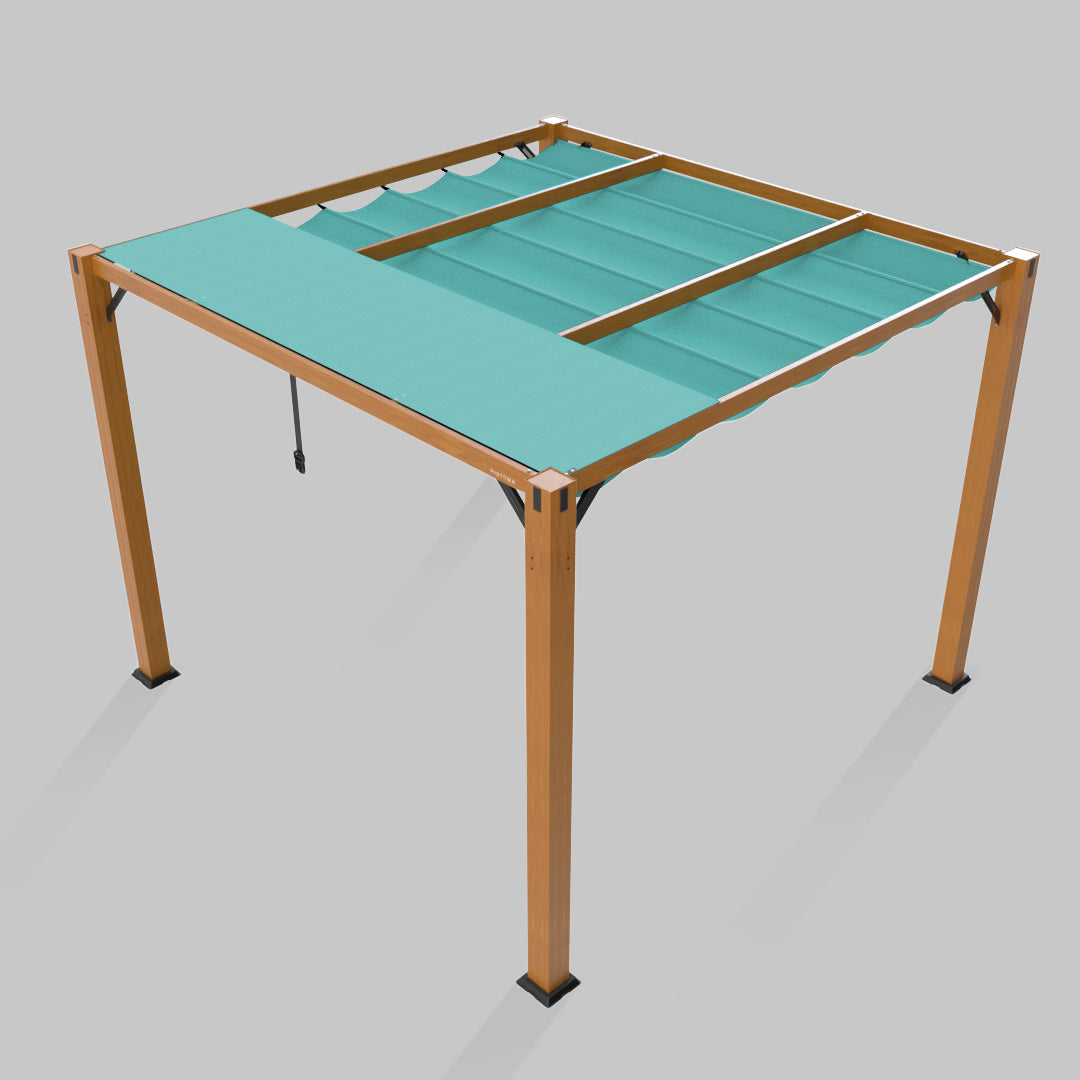#configuration pergola_single #frame colour_Wood