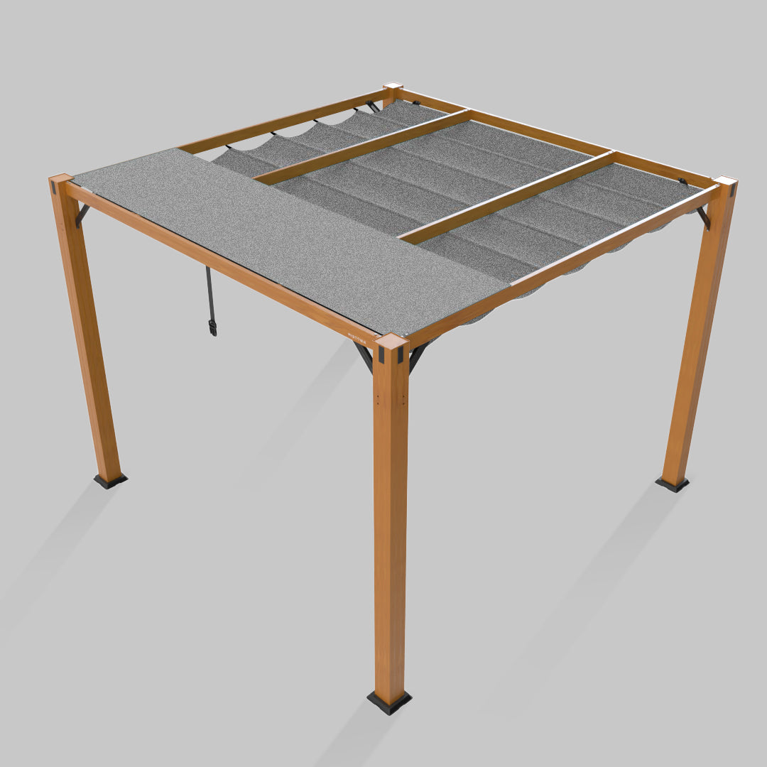 #configuration pergola_single #frame colour_Wood