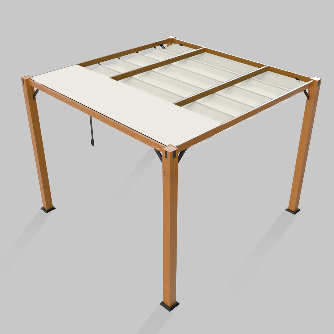 #configuration pergola_single #frame colour_Wood