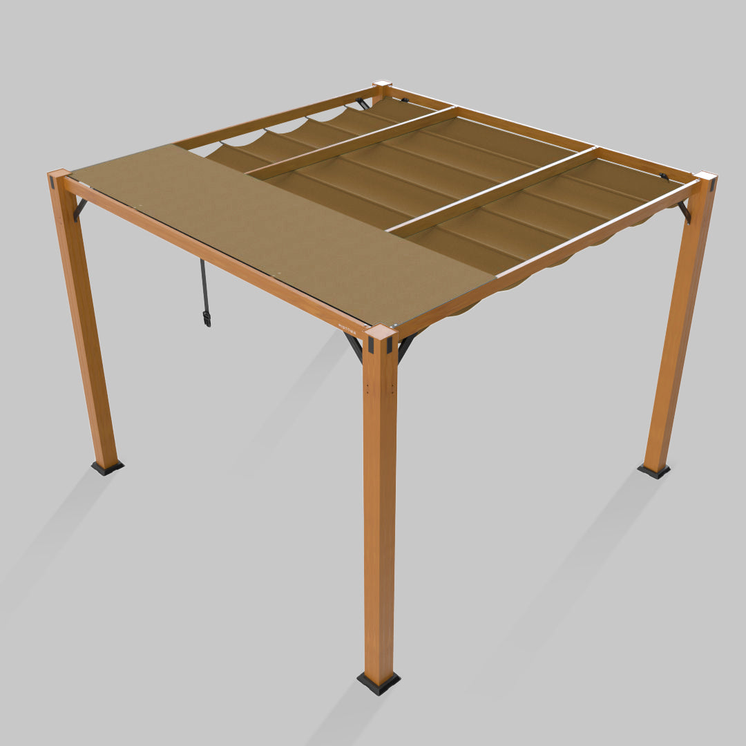 #configuration pergola_single #frame colour_Wood