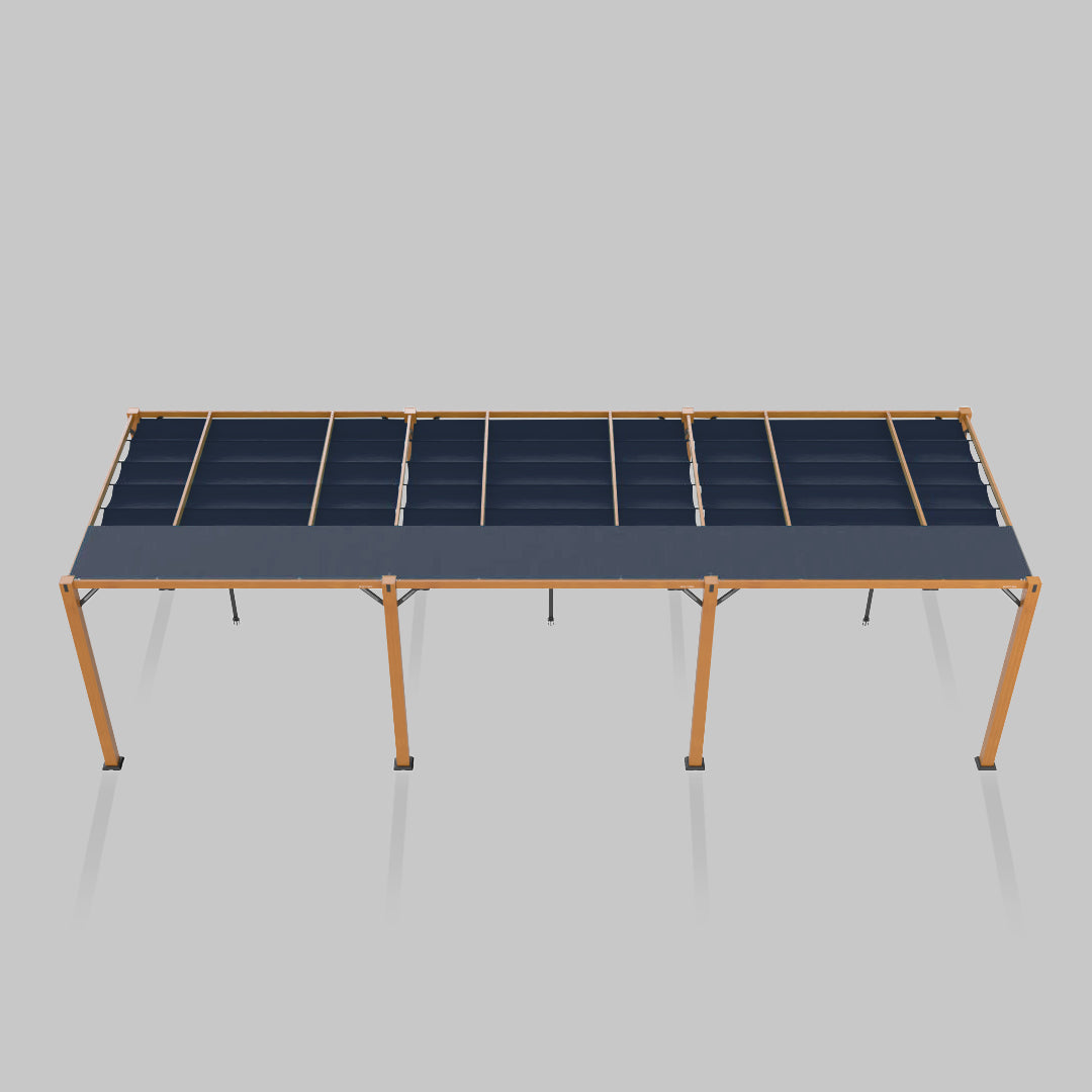 #configuration pergola_triple #frame colour_Wood