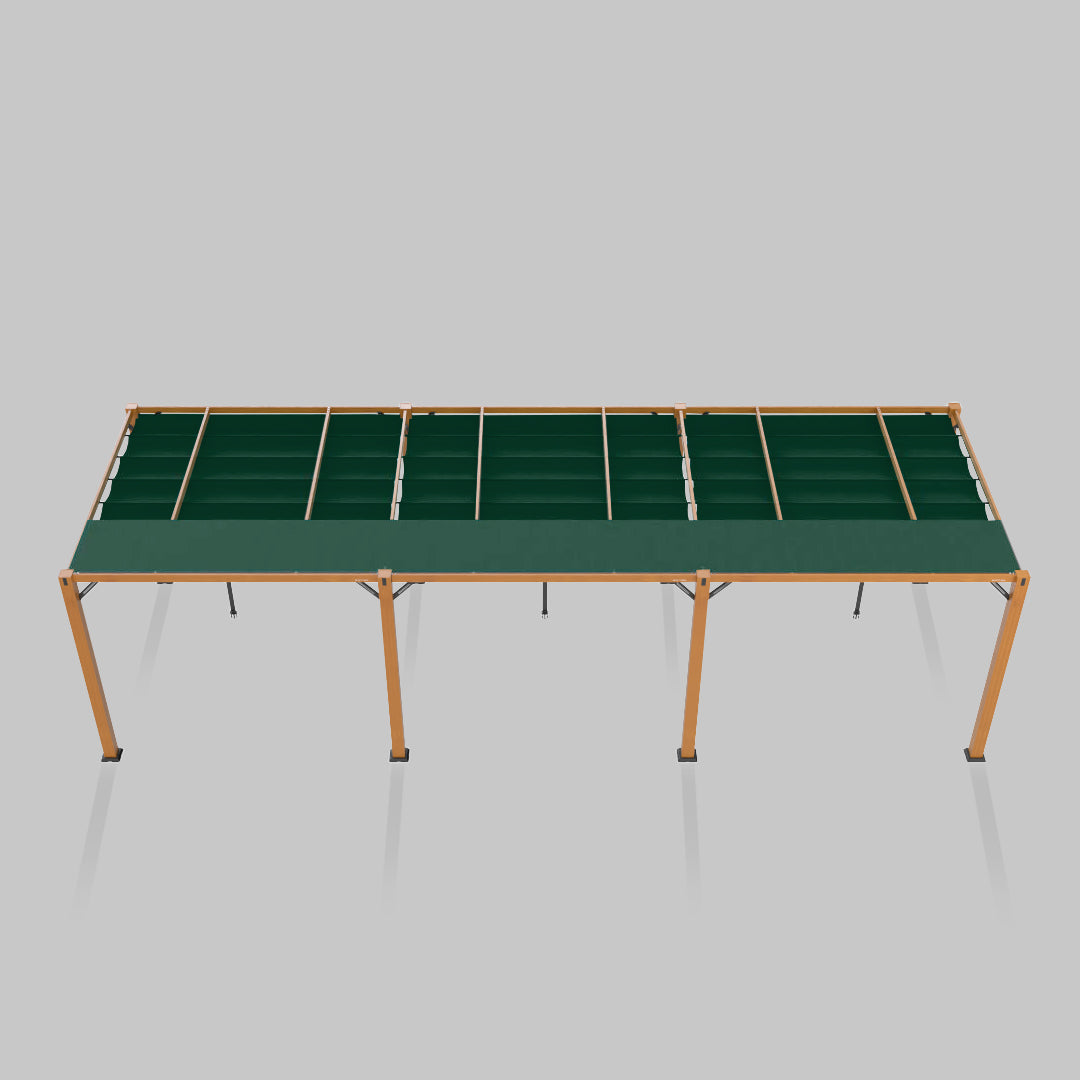 #configuration pergola_triple #frame colour_Wood