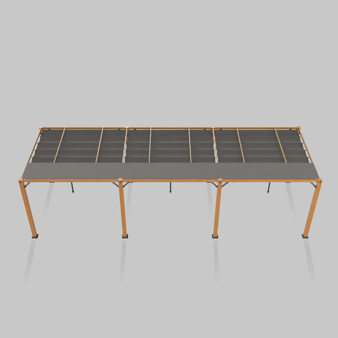 #configuration pergola_triple #frame colour_Wood