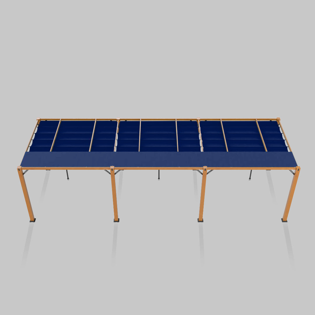 #configuration pergola_triple #frame colour_Wood