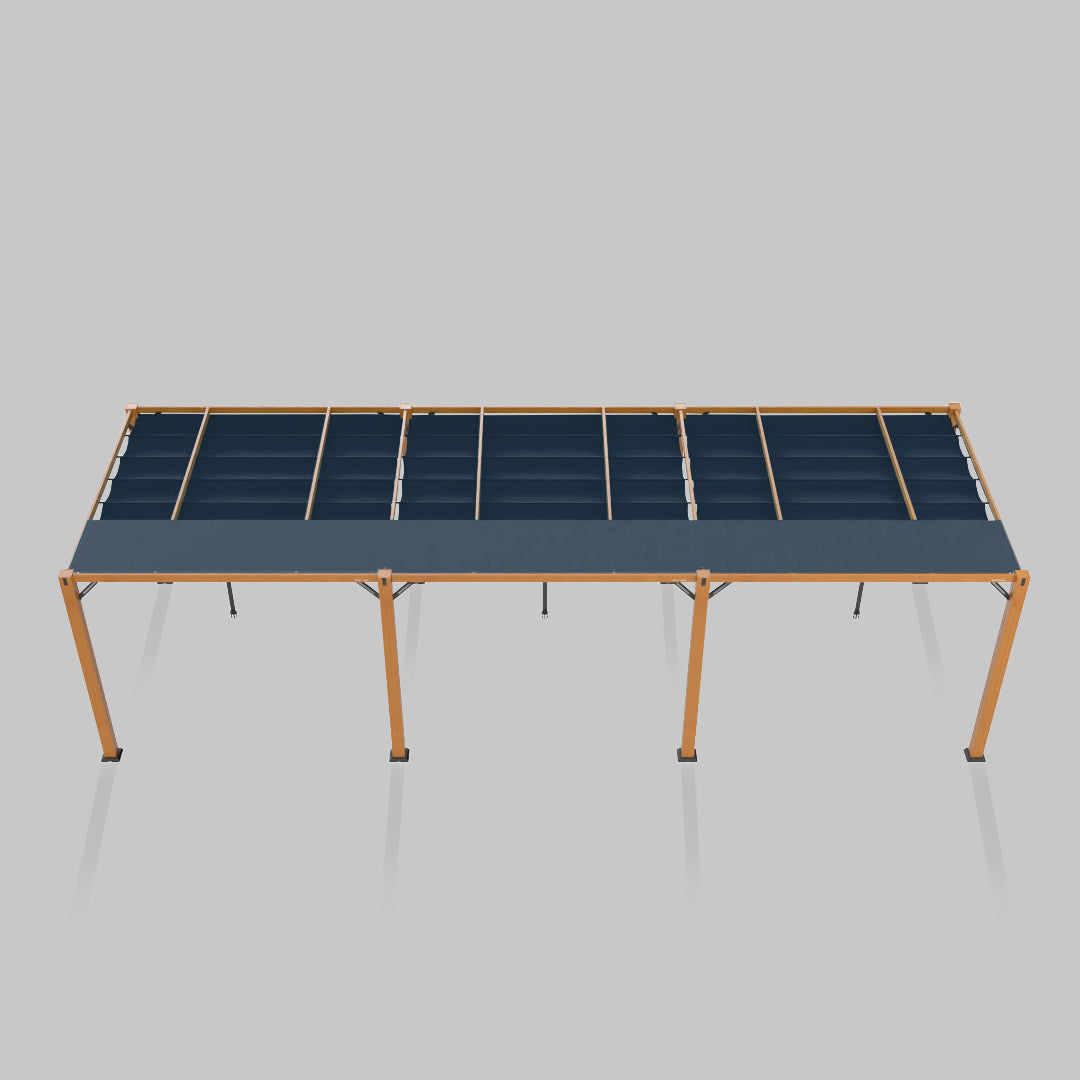 #configuration pergola_triple #frame colour_Wood