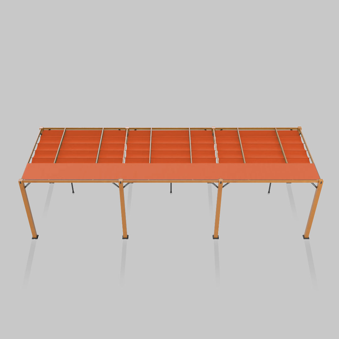 #configuration pergola_triple #frame colour_Wood