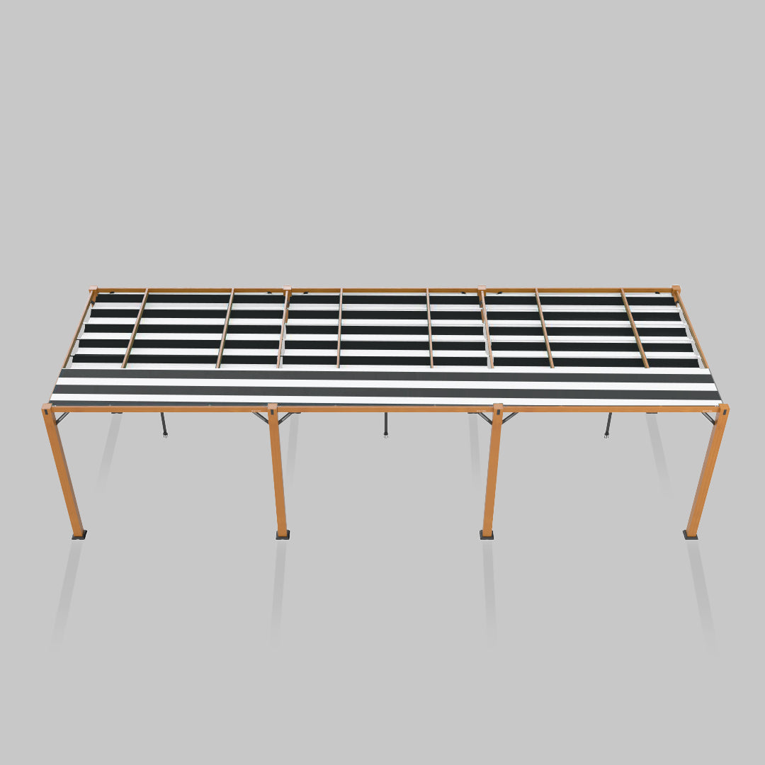 #configuration pergola_triple #frame colour_Wood