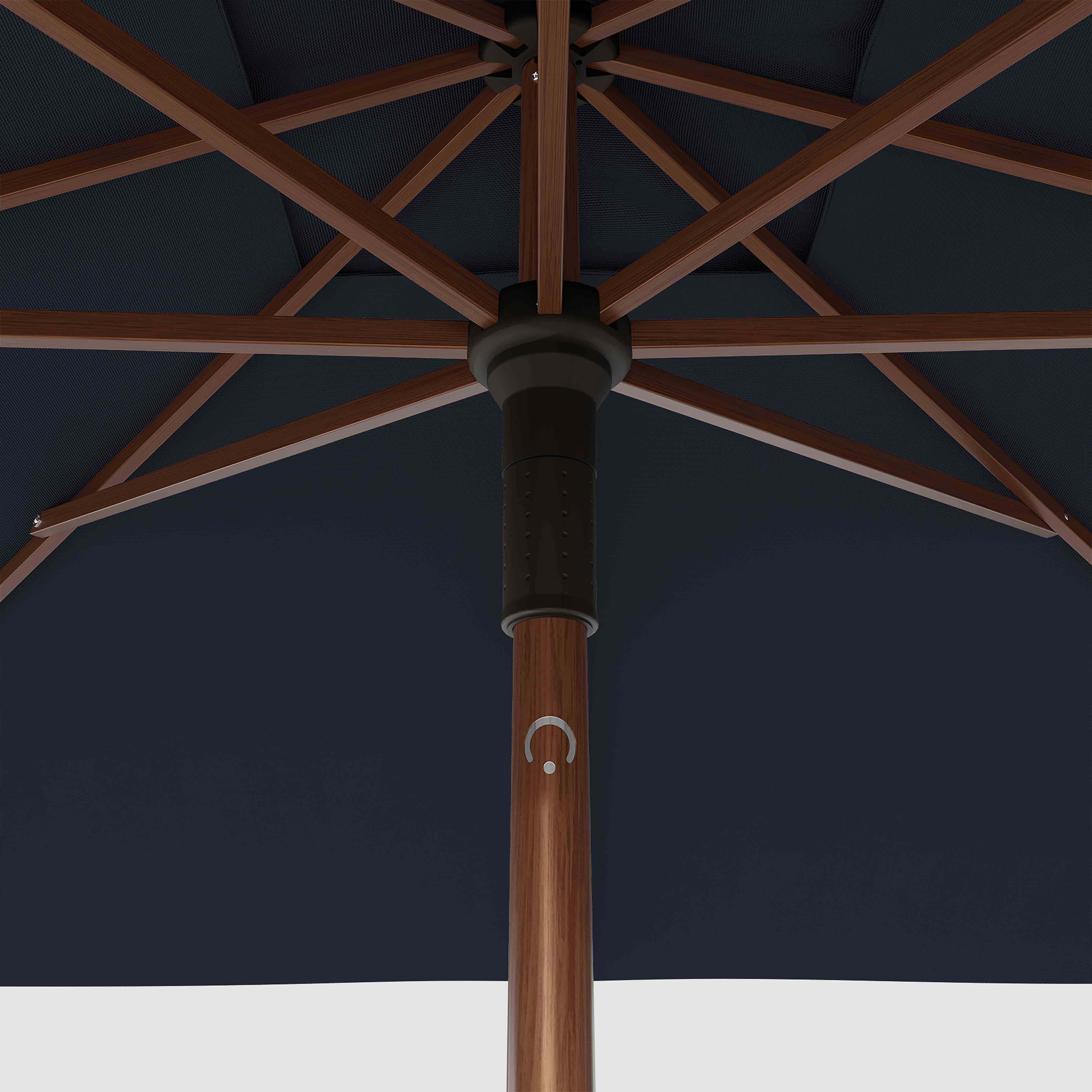 #pole finish_Wooden