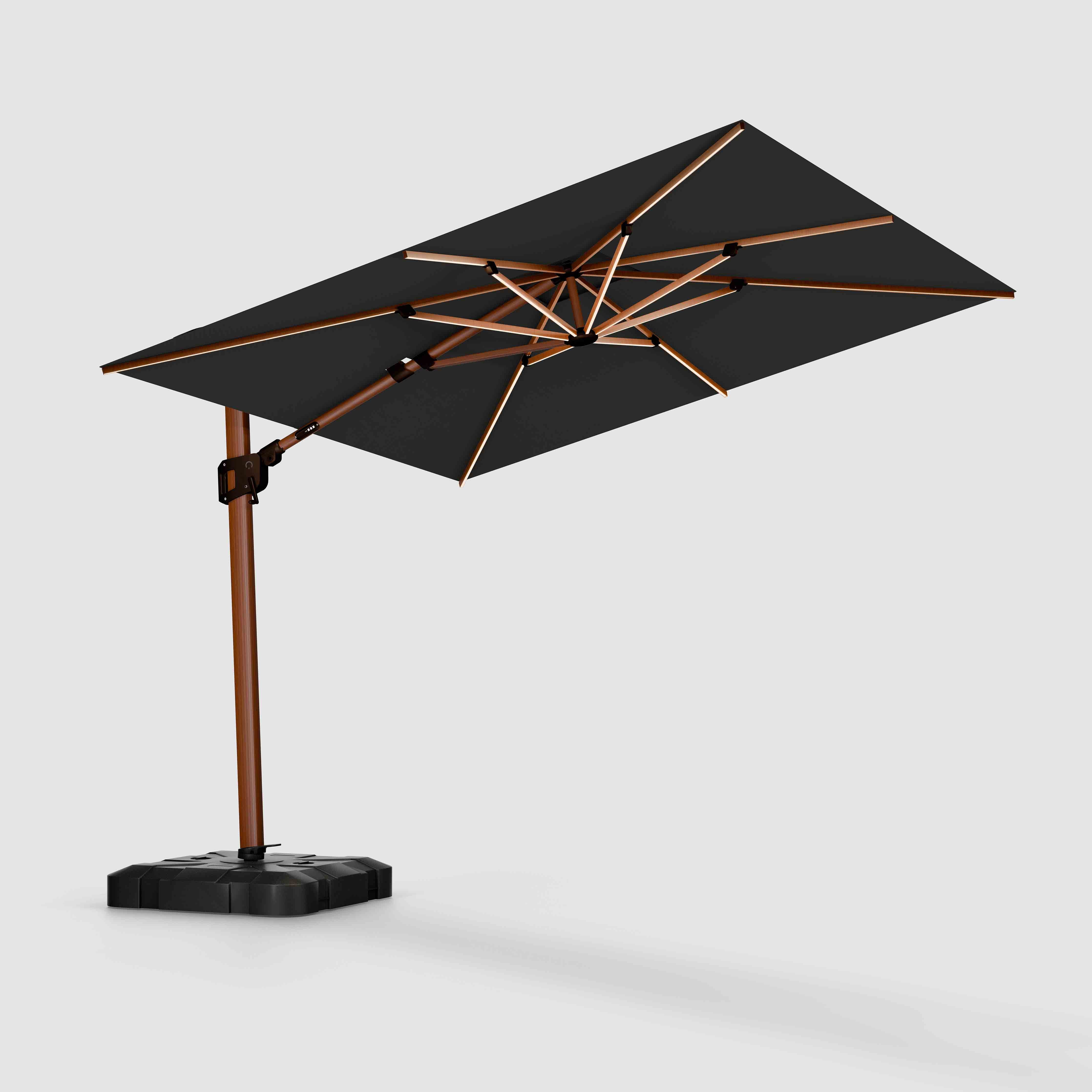 The Supreme Wooden™ - Sunbrella Black