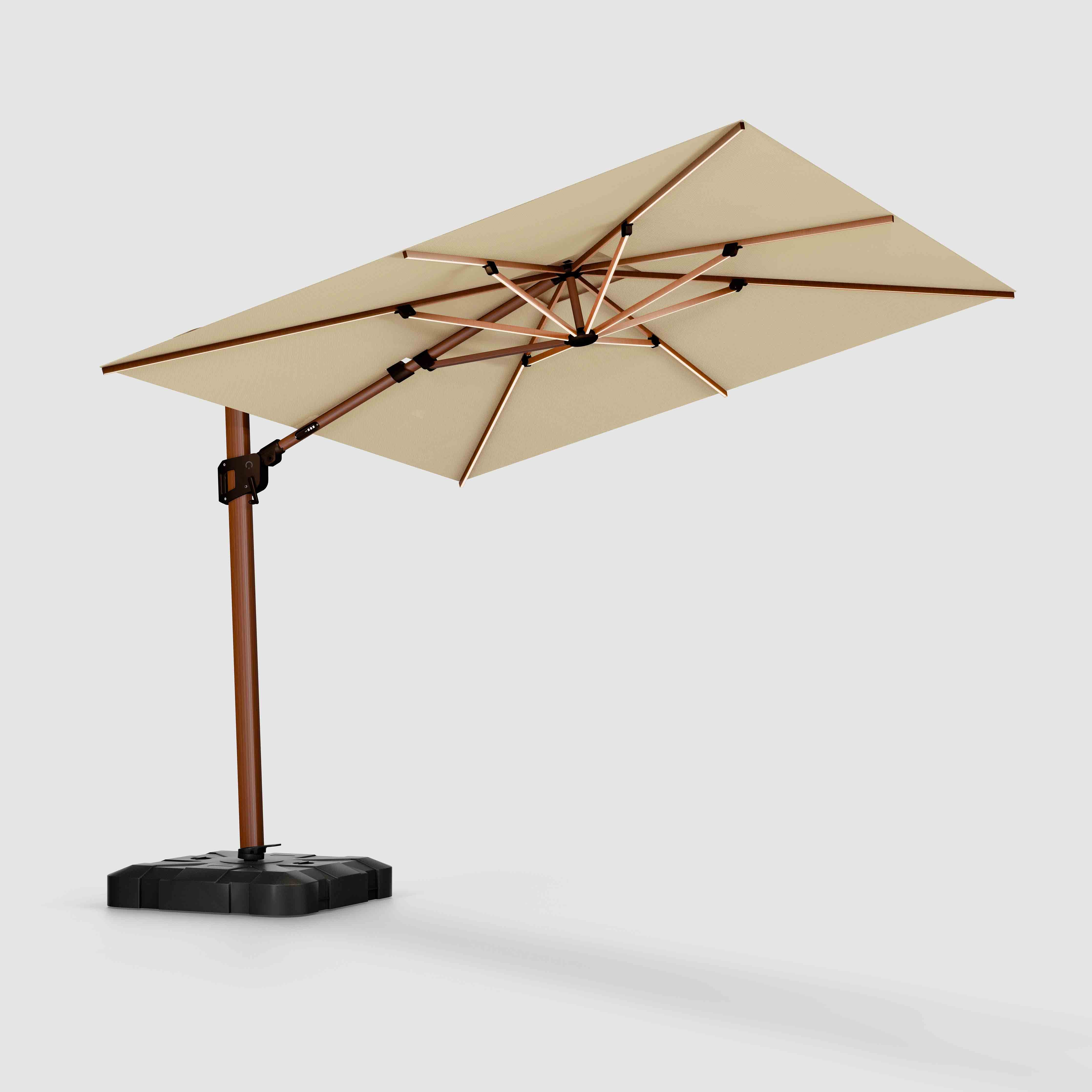The Supreme Wooden™ - Sunbrella Heather Tan