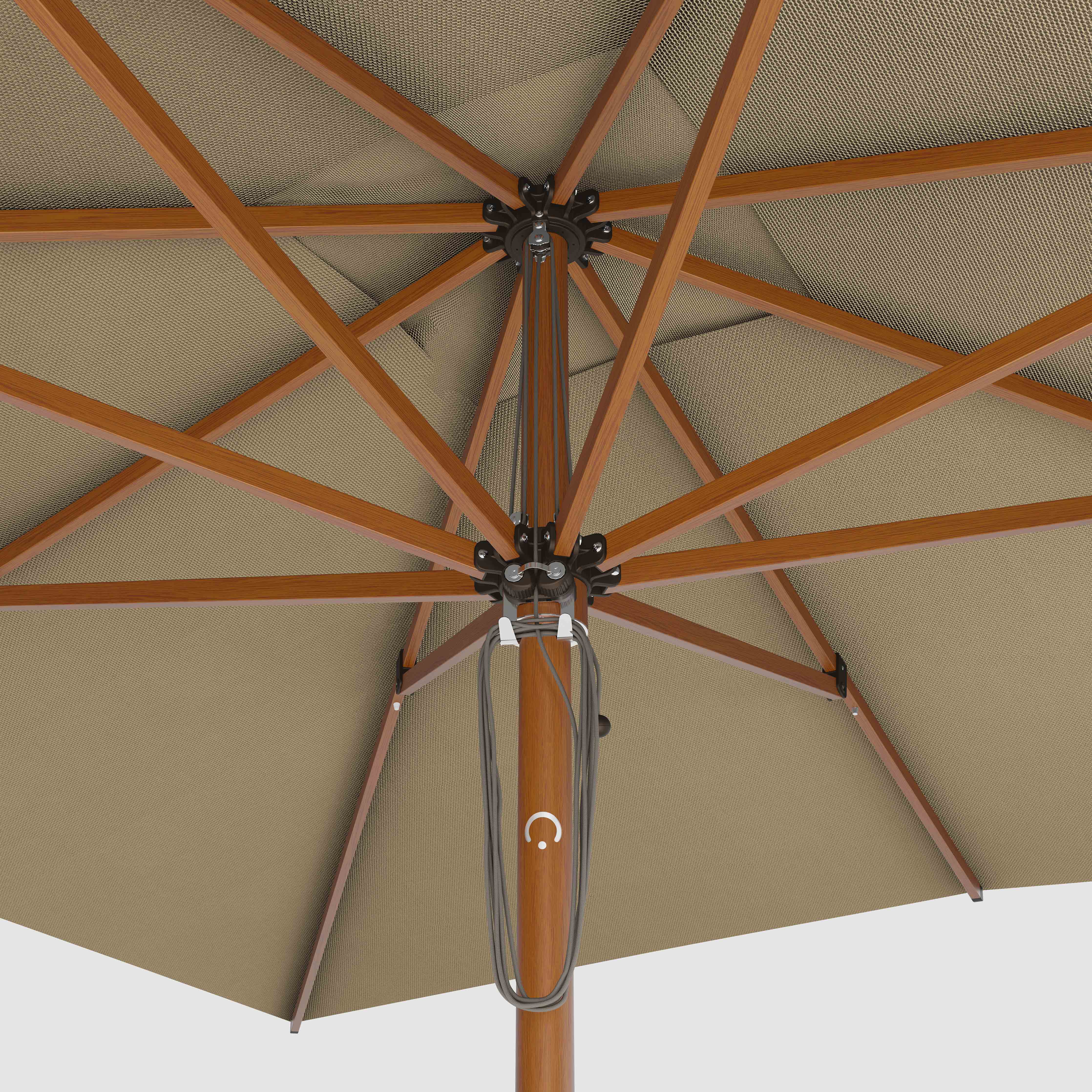#Size_10ft x 10ft #pole finish_Wood