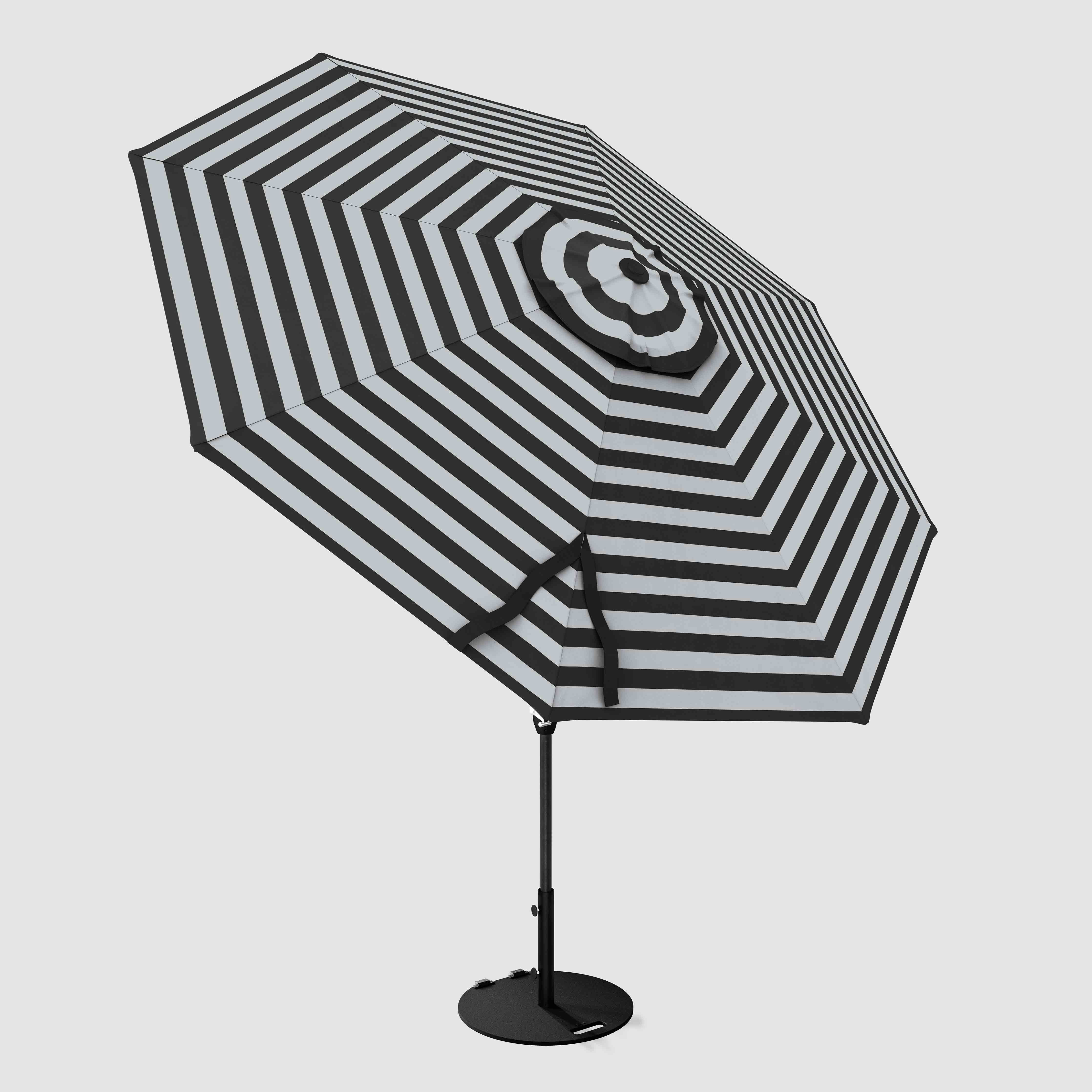 The Lean™ - Sunbrella Black & Grey