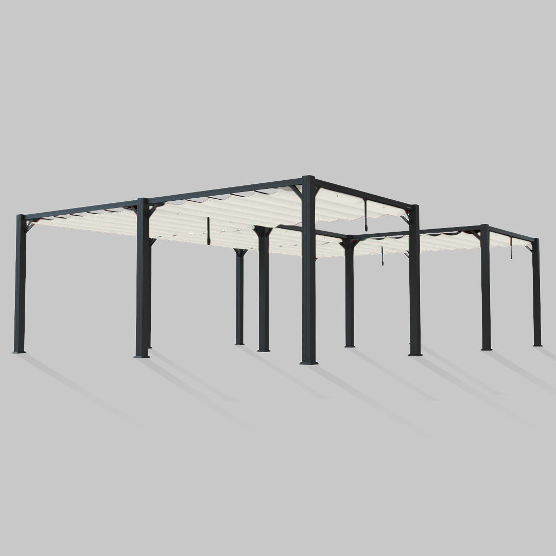 #configuration pergola_U shape #frame colour_Aluminum