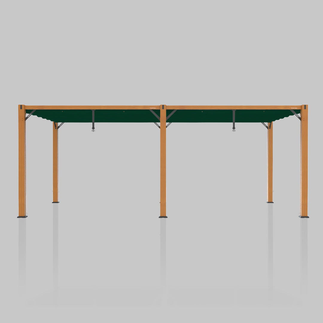 #configuration pergola_double #frame colour_Wood