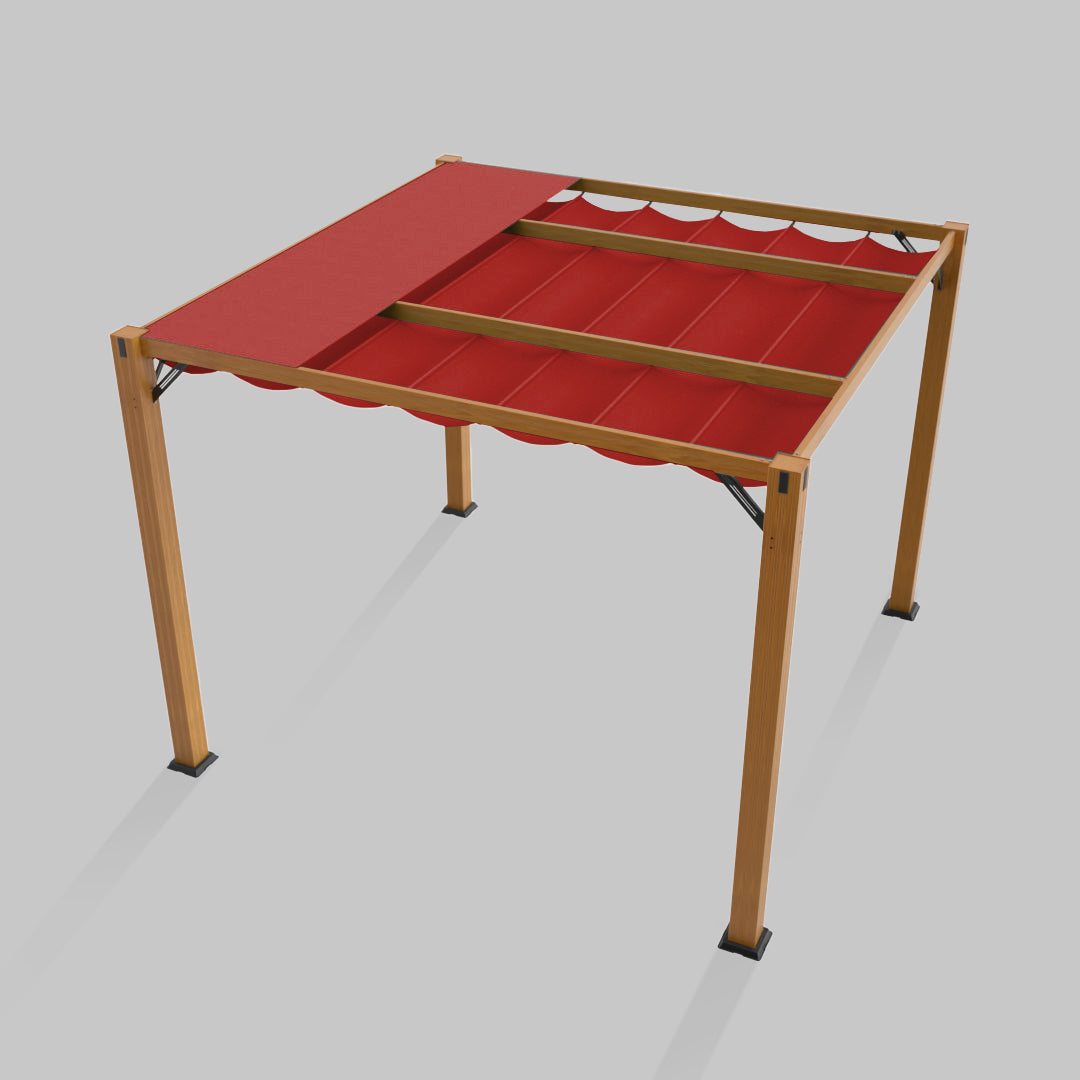 #configuration pergola_single #frame colour_Wood