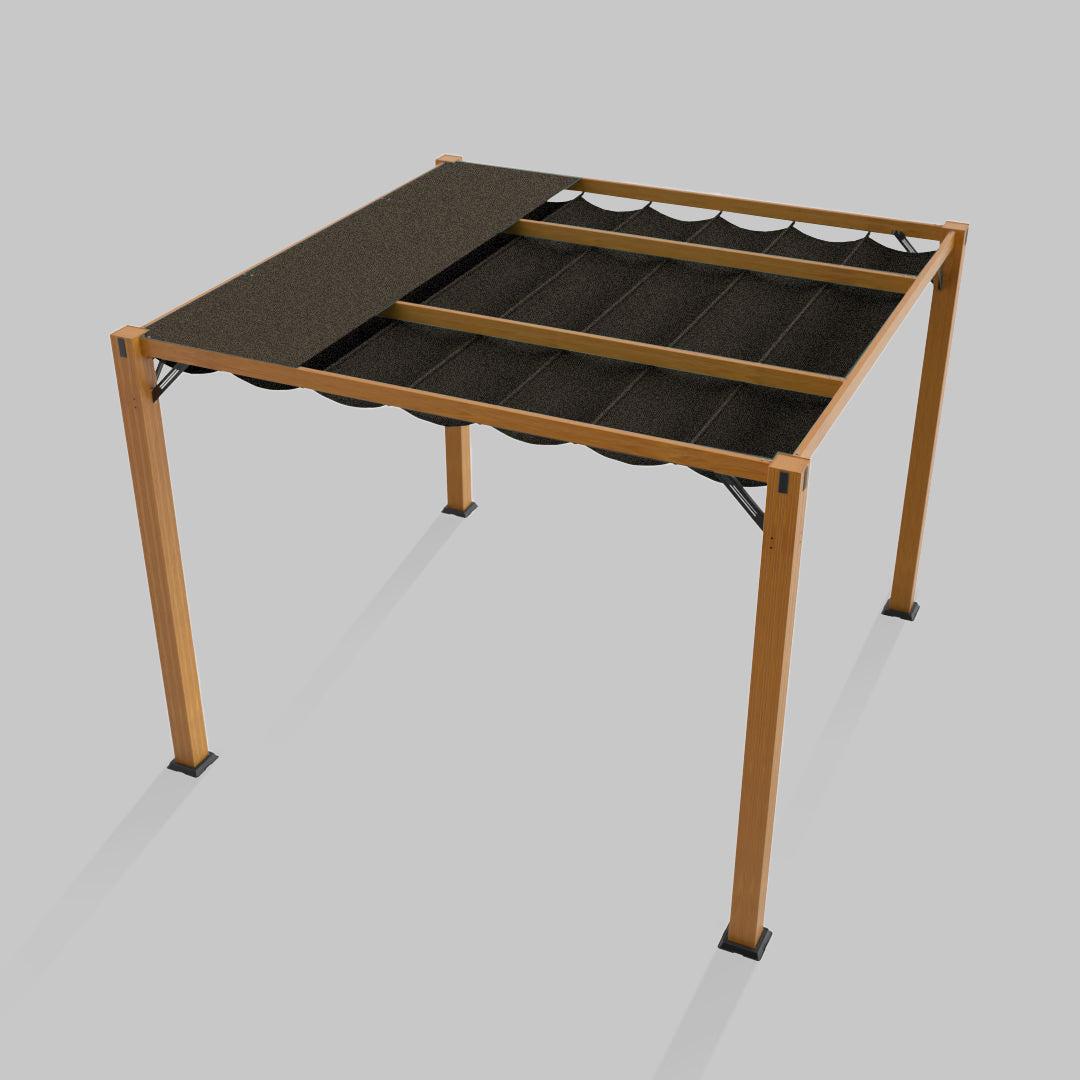 #configuration pergola_single #frame colour_Wood