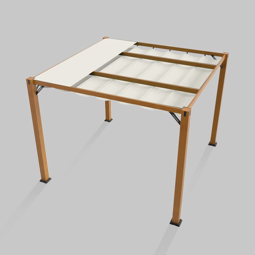 #configuration pergola_single #frame colour_Wood