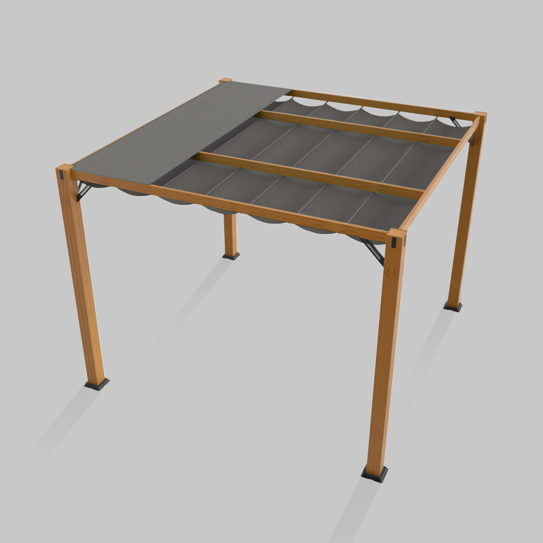 #configuration pergola_single #frame colour_Wood