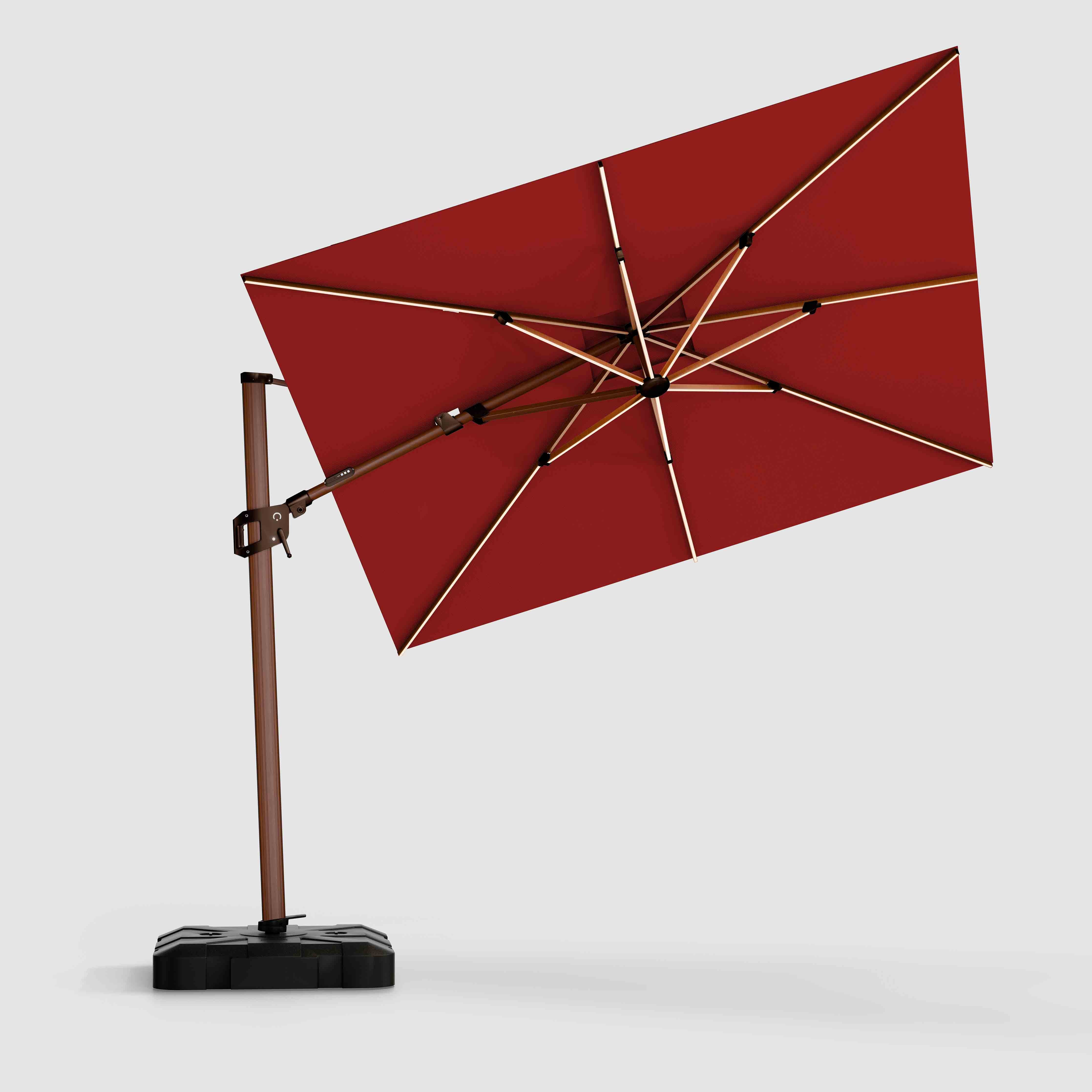 The Supreme Wooden™ - Sunbrella Red
