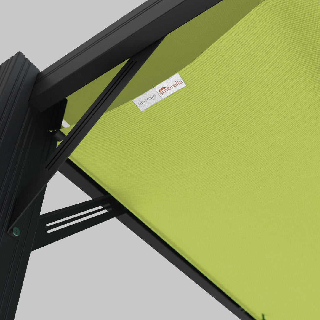 #configuration pergola_L shape #frame colour_Aluminum