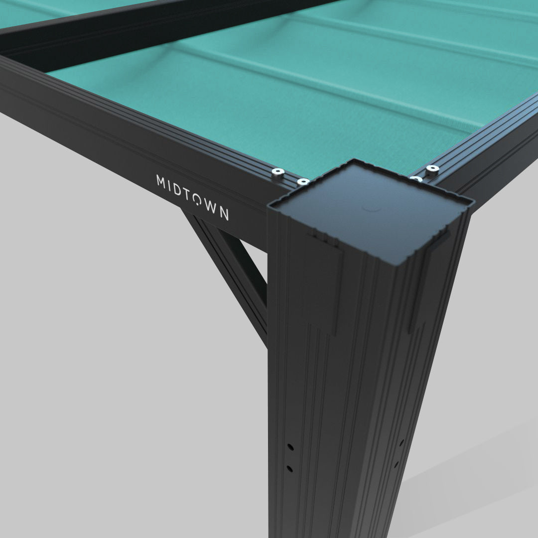 #configuration pergola_U shape #frame colour_Aluminum