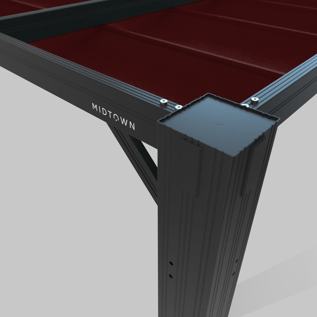 #configuration pergola_U shape #frame colour_Aluminum
