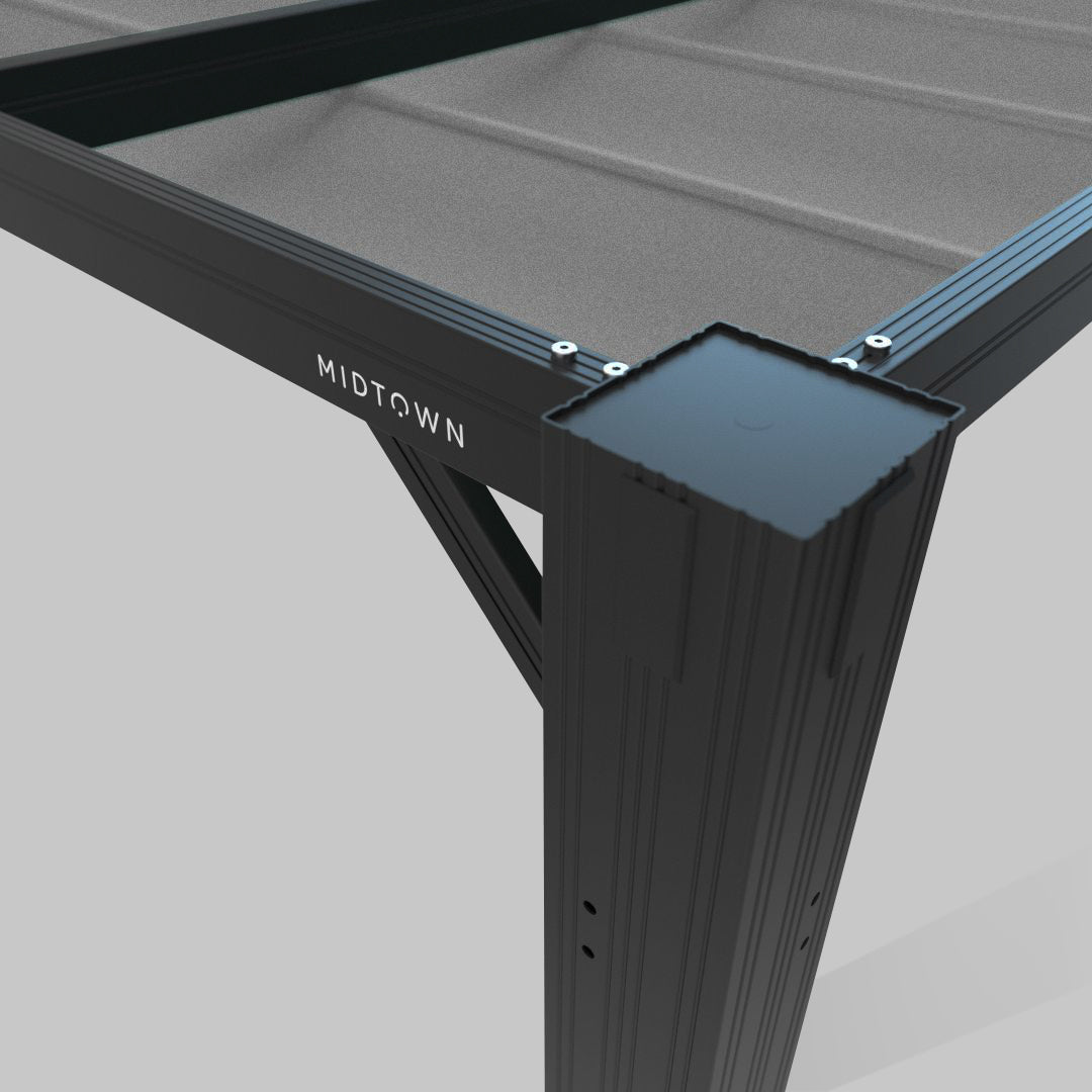 #configuration pergola_U shape #frame colour_Aluminum