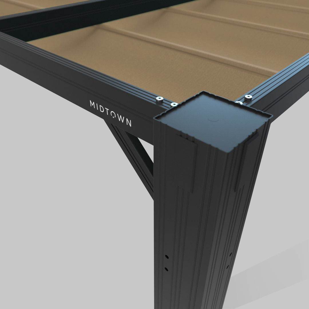 #configuration pergola_U shape #frame colour_Aluminum