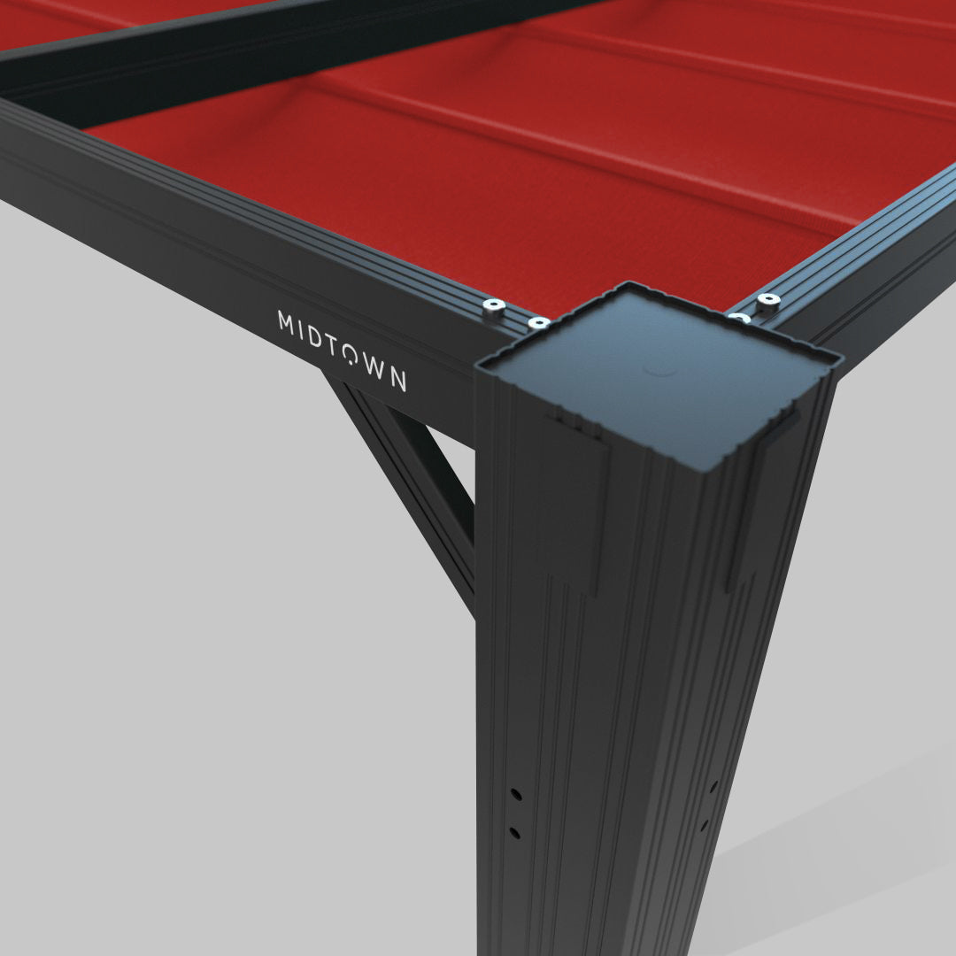 #configuration pergola_U Shape #frame colour_Aluminum