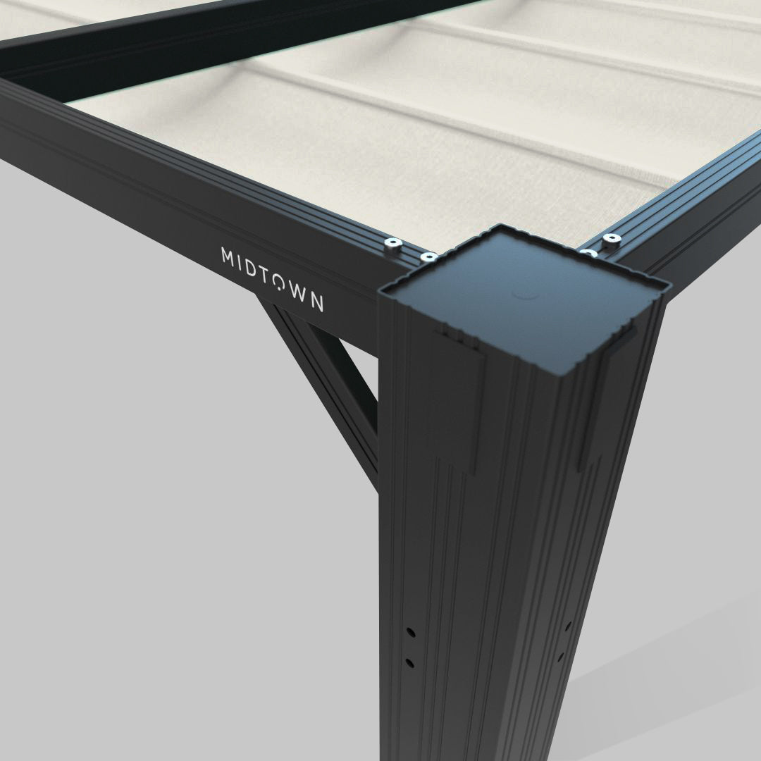#configuration pergola_U shape #frame colour_Aluminum