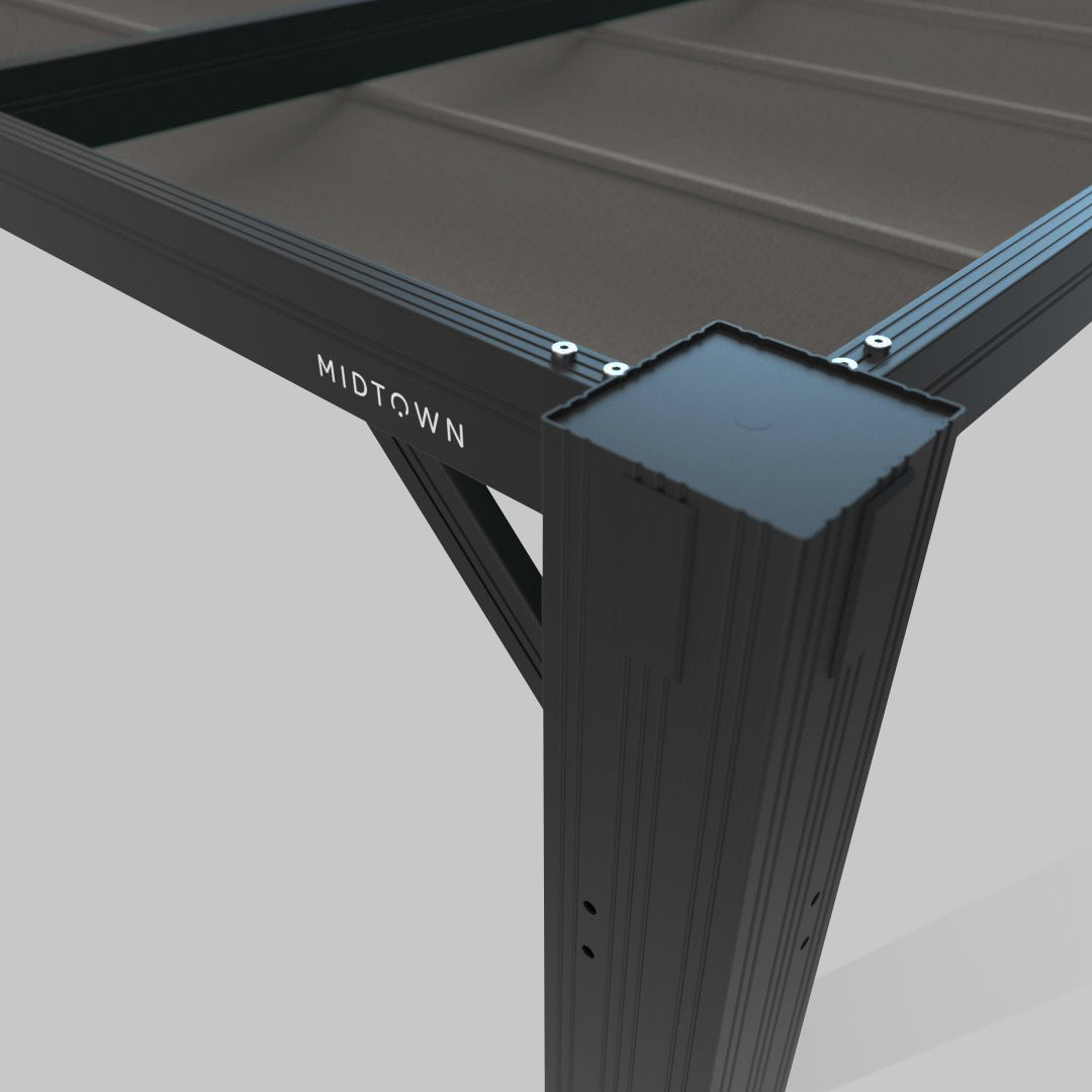 #configuration pergola_U shape #frame colour_Aluminum