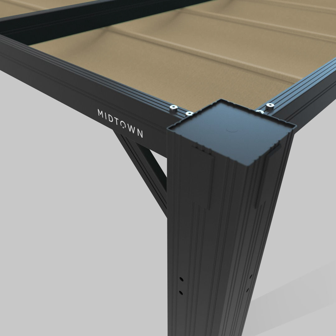 #configuration pergola_U shape #frame colour_Aluminum