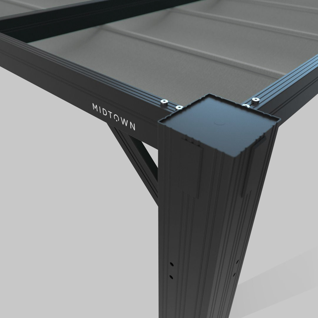 #configuration pergola_U shape #frame colour_Aluminum