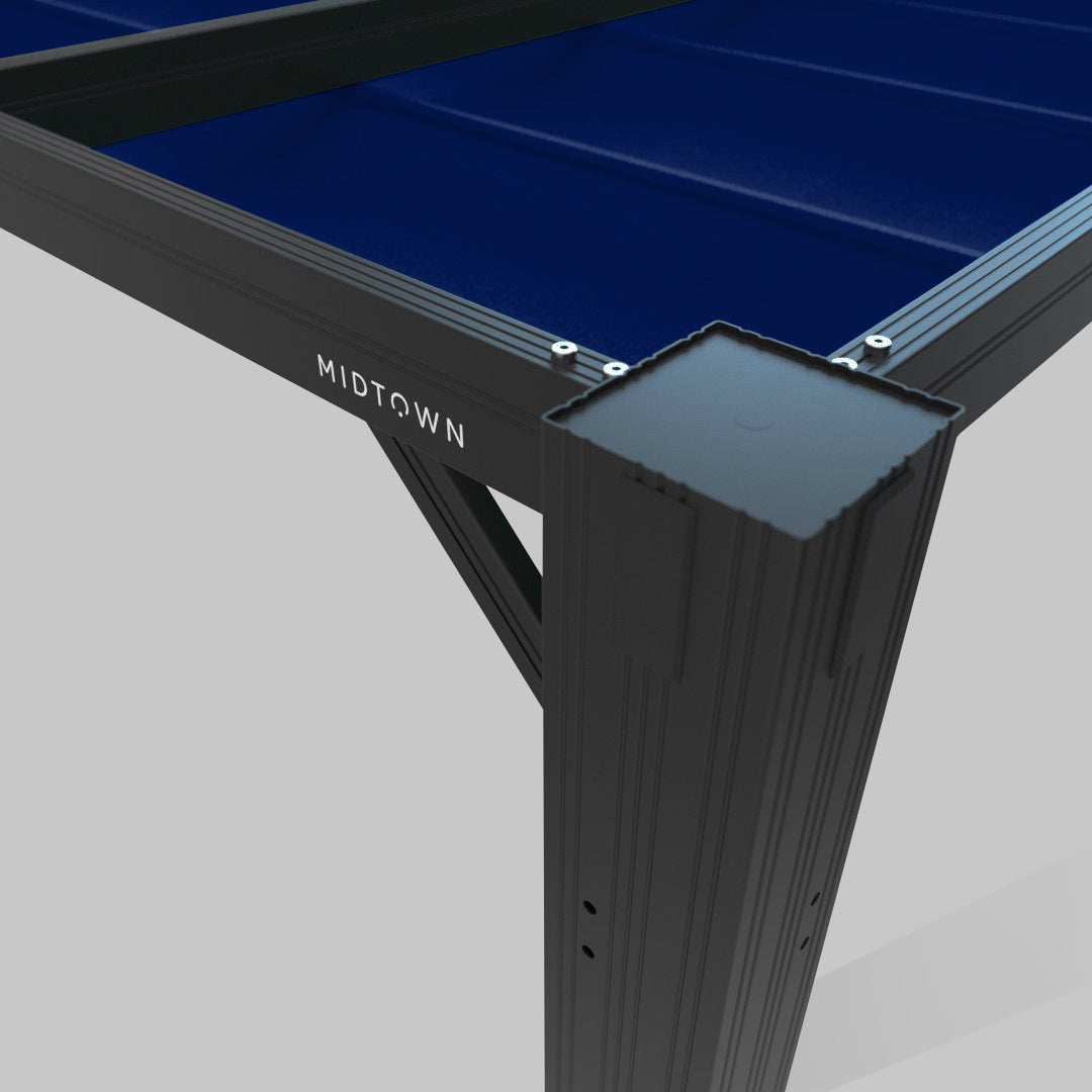 #configuration pergola_U shape #frame colour_Aluminum