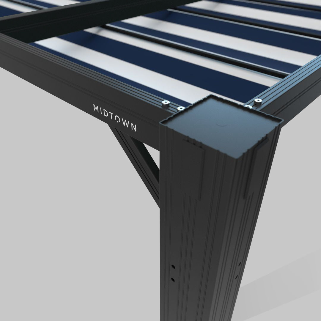 #configuration pergola_U shape #frame colour_Aluminum