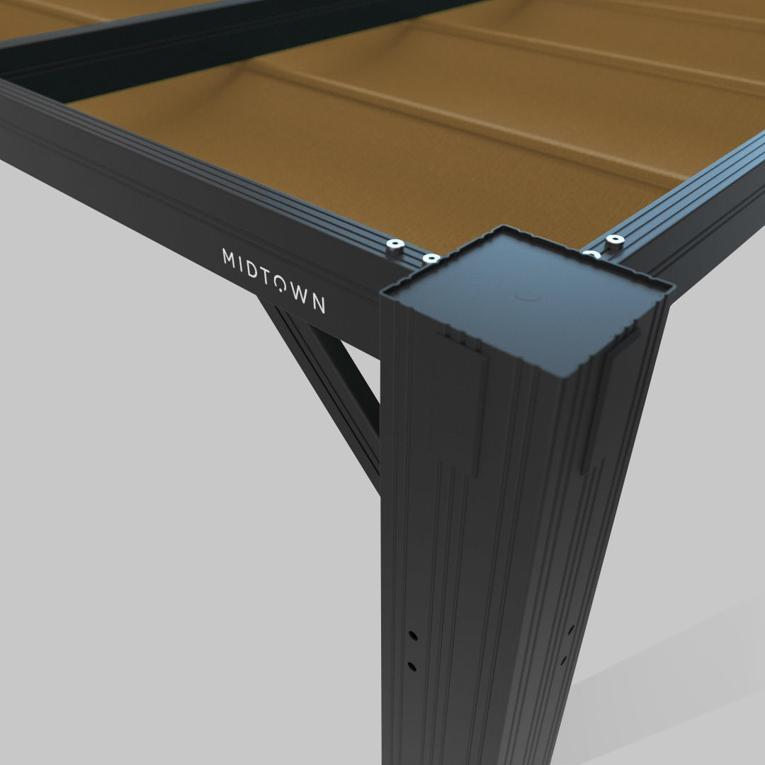 #configuration pergola_U shape #frame colour_Aluminum