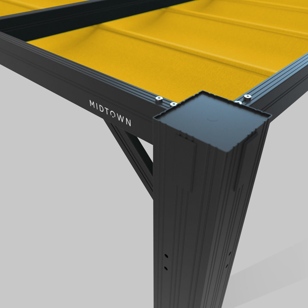 #configuration pergola_U shape #frame colour_Aluminum