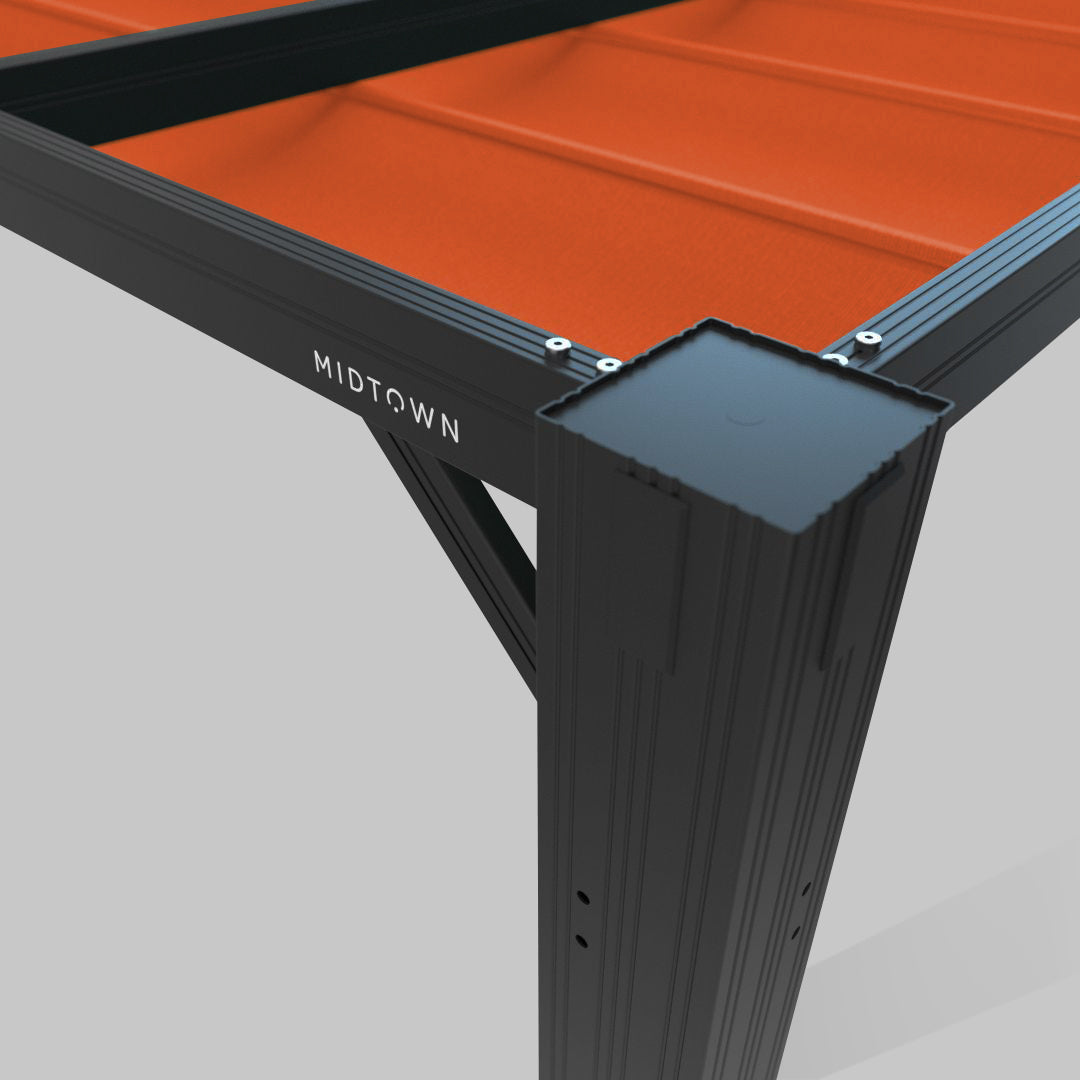 #configuration pergola_U shape #frame colour_Aluminum