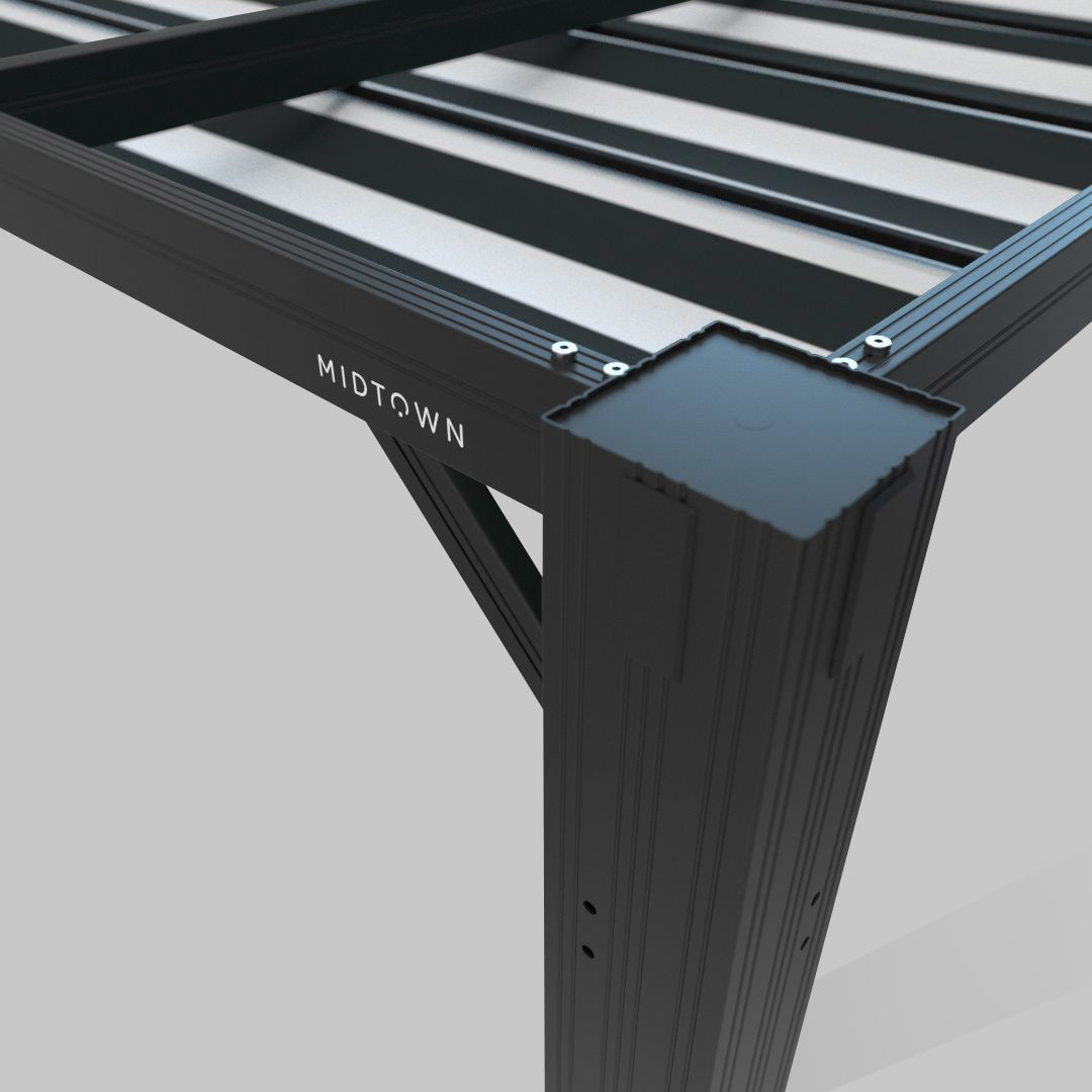 #configuration pergola_U shape #frame colour_Aluminum