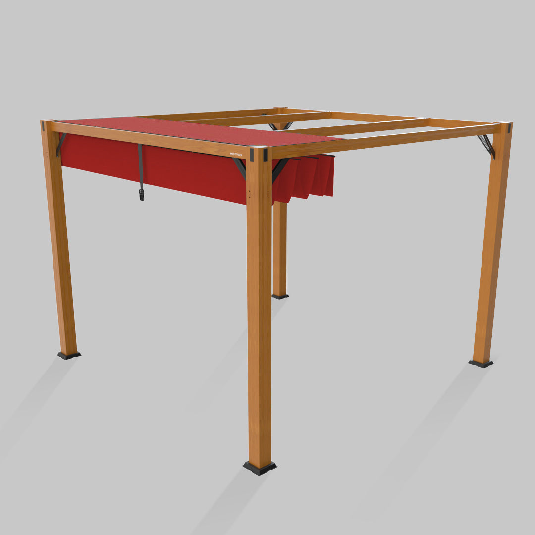 #configuration pergola_single #frame colour_Wood