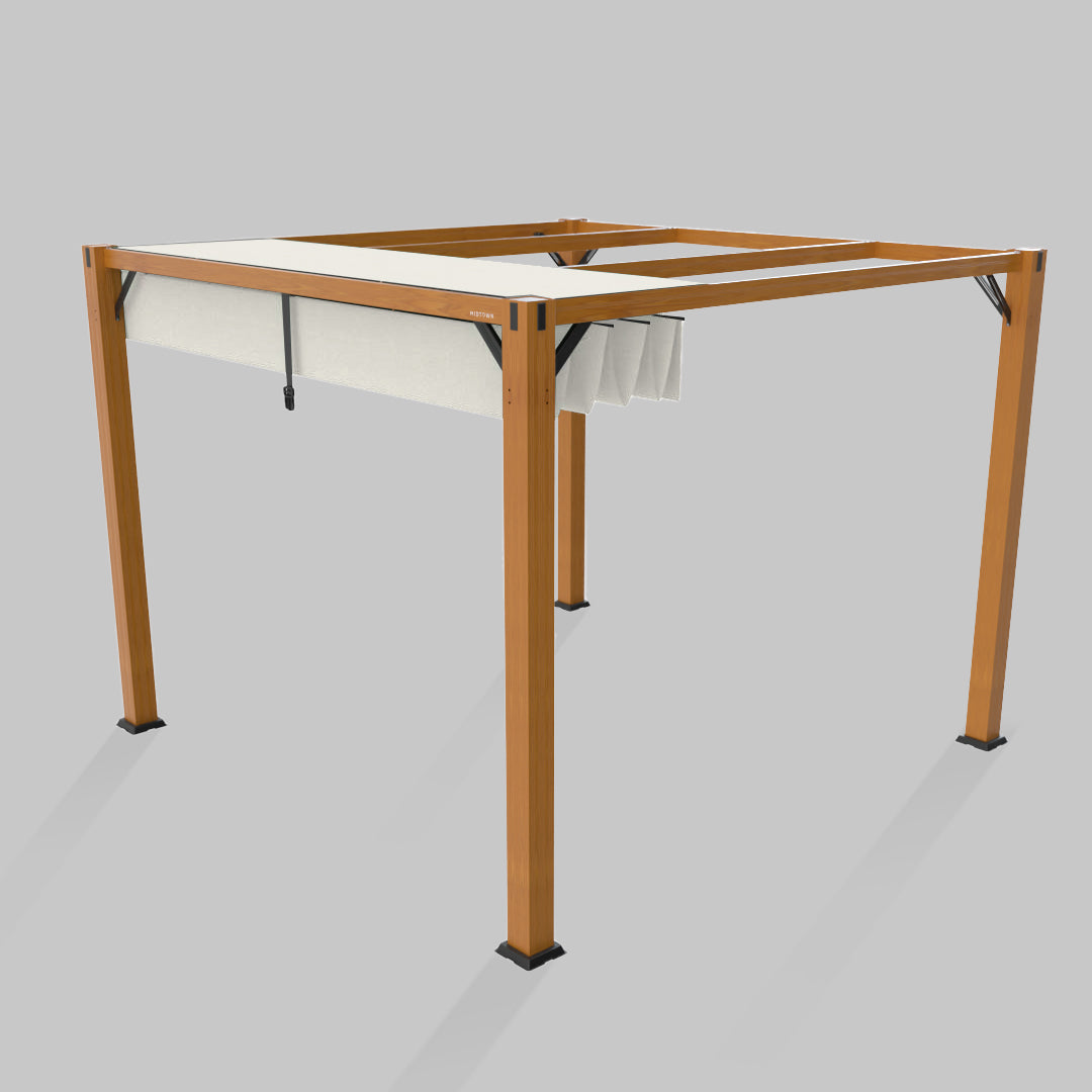 #configuration pergola_single #frame colour_Wood
