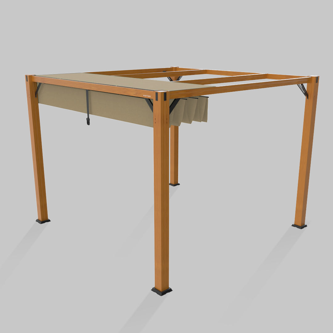 #configuration pergola_single #frame colour_Wood