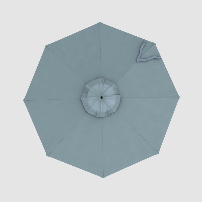 Auvent de rechange pour parasol de marché - Sunbrella Canvas Haze