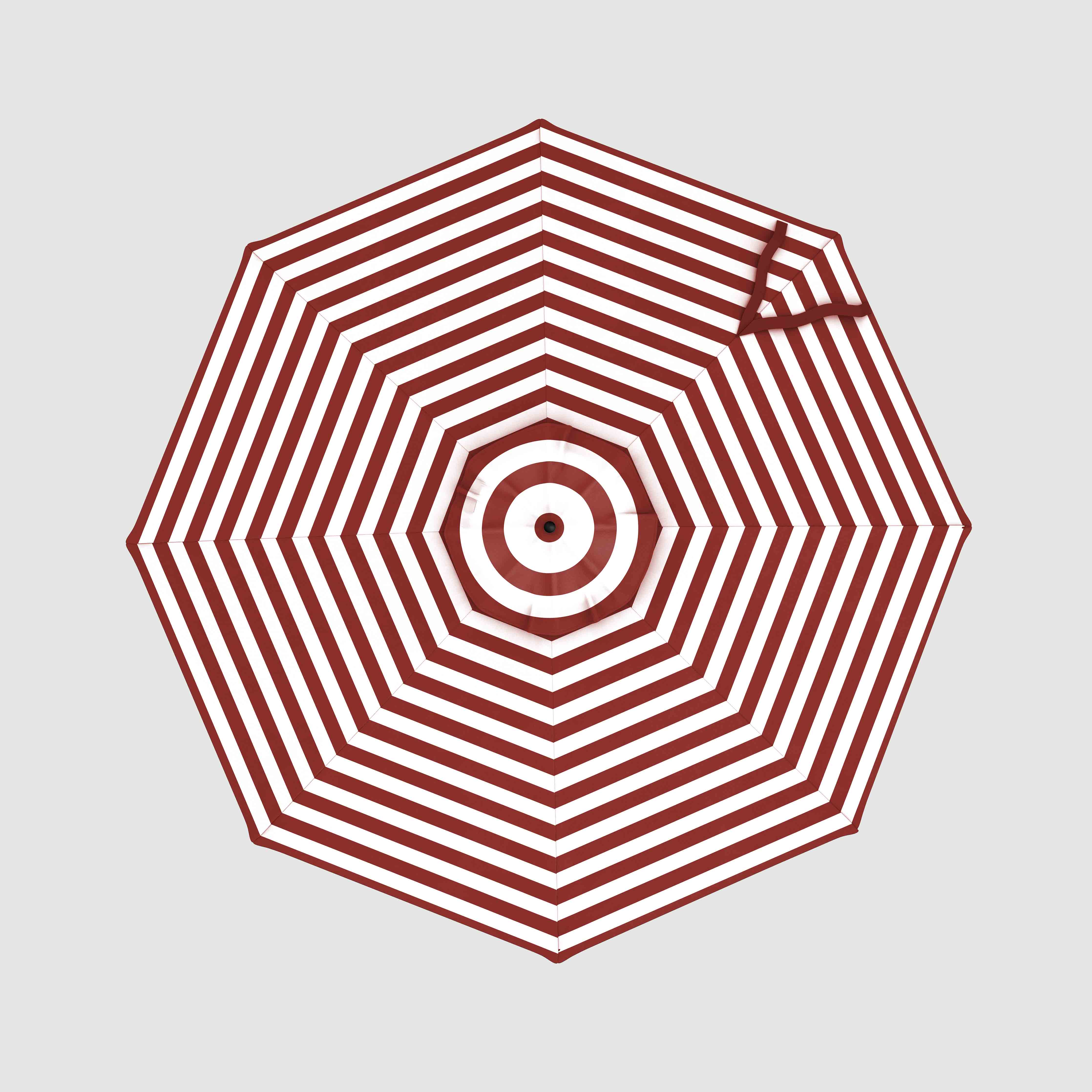 Auvent de rechange pour parasol de marché - Terylast Apple Stripes