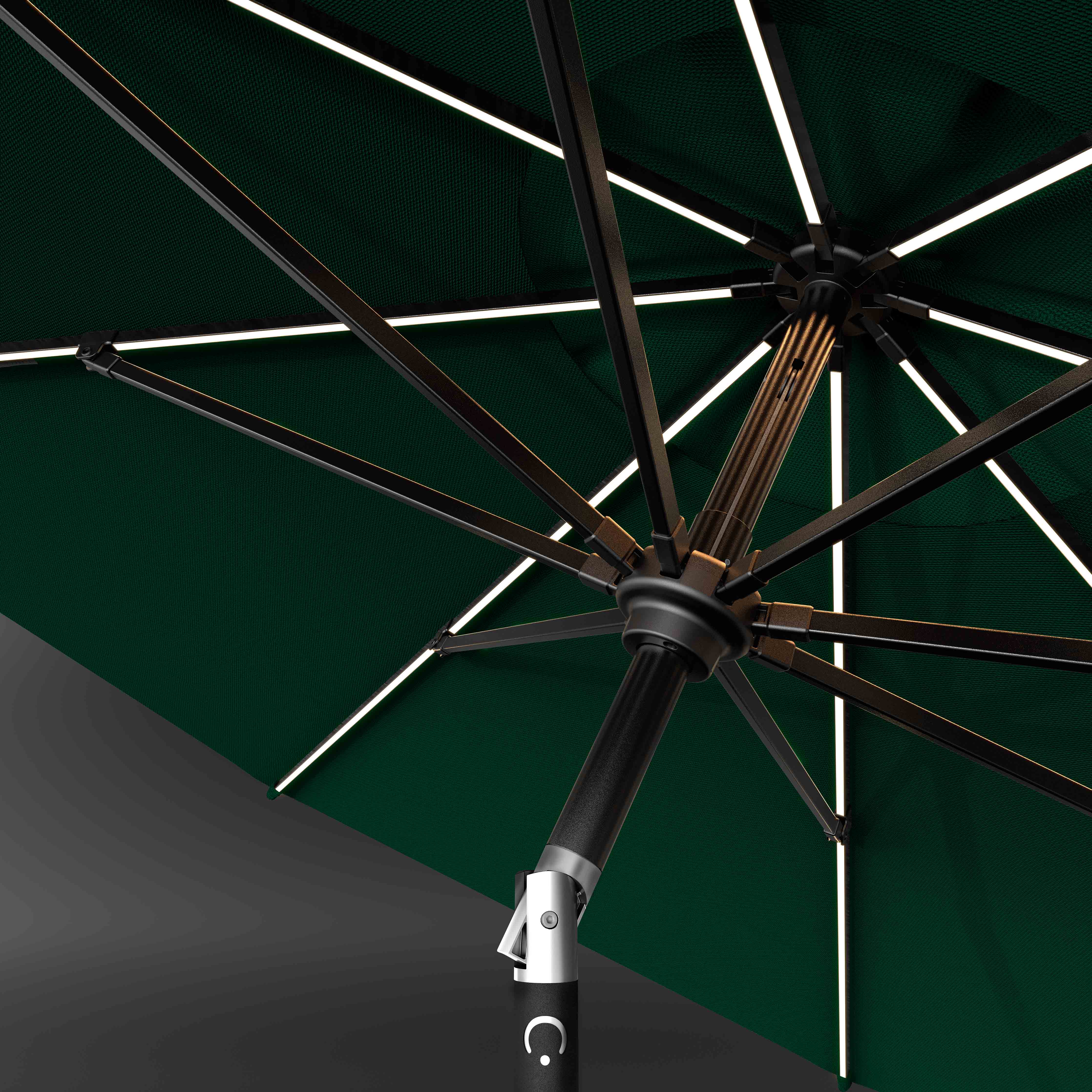 The LED Swilt™ - Sunbrella Forest Green